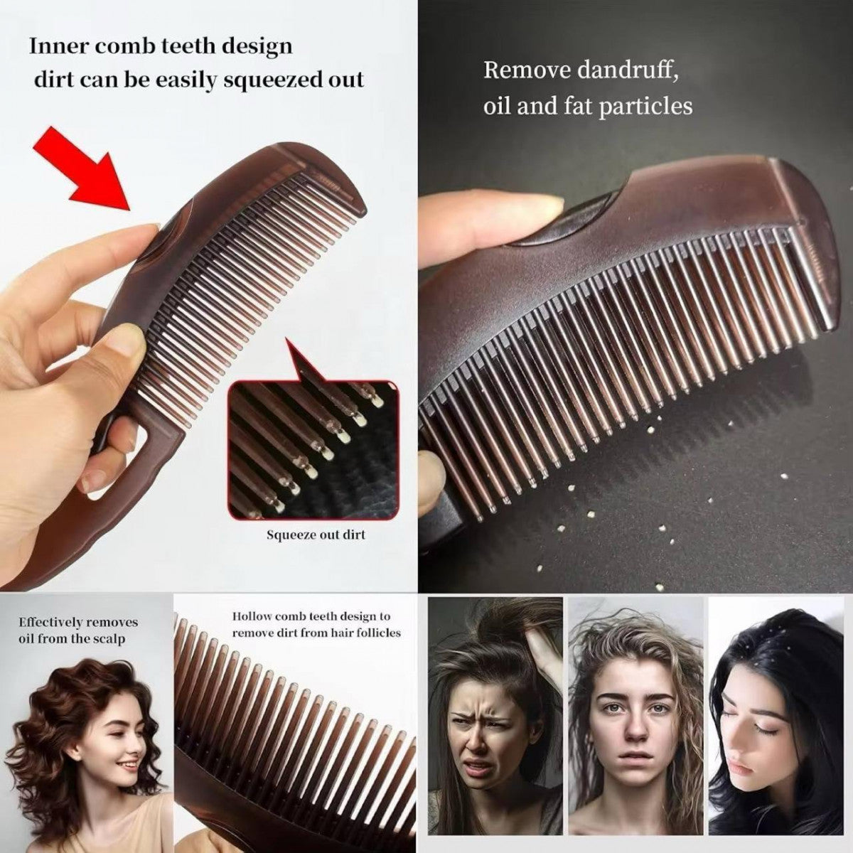 DANDRUFF REMOVAL COMB
