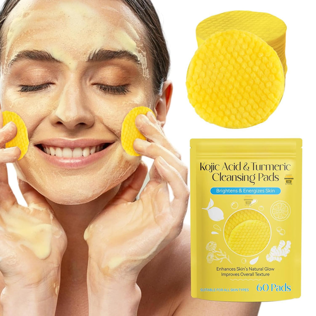 KOJIC FACE CLEANSING PADS - ( 60 PADS )