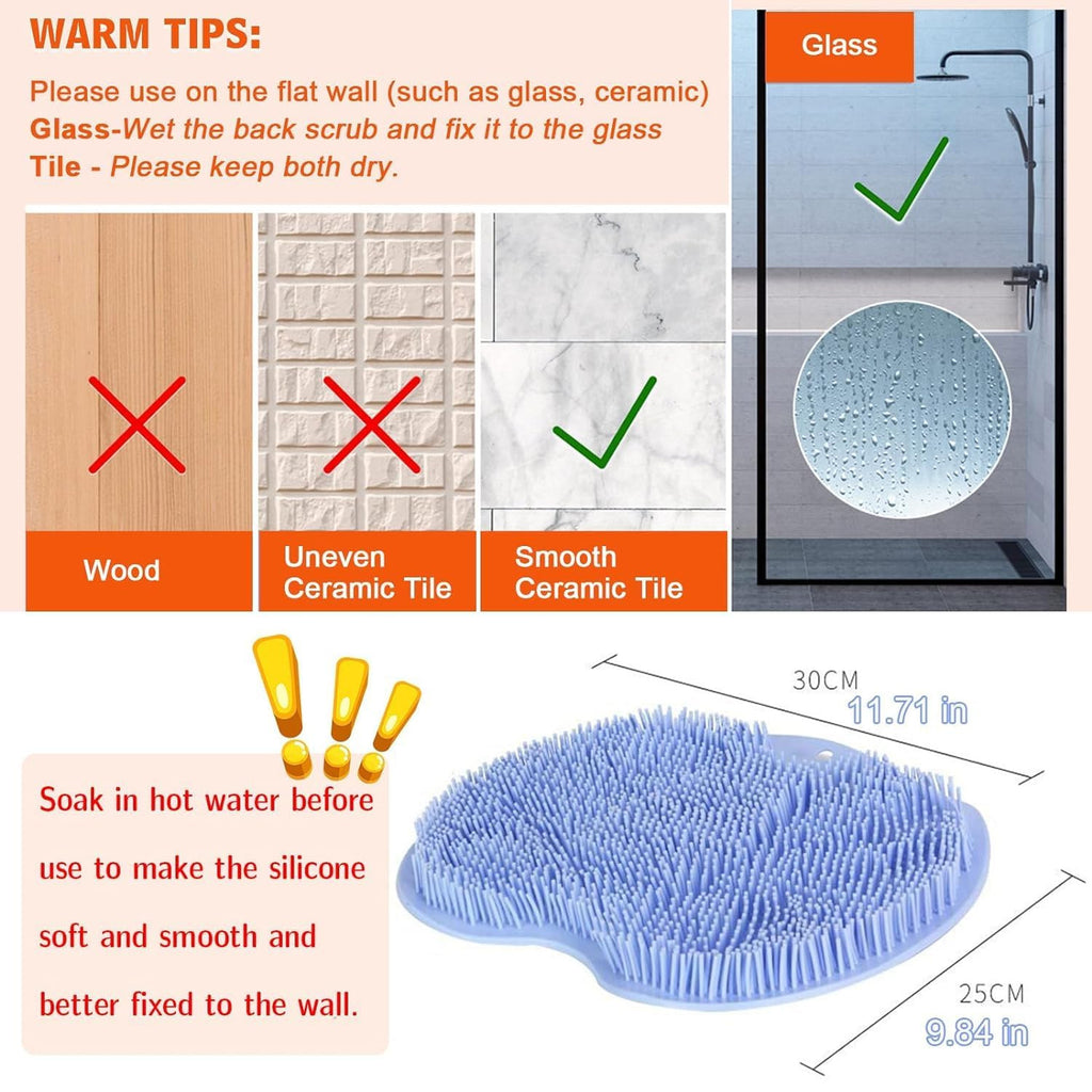 SHOWER FOOT SCUBBER